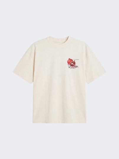 Project X Paris Pomegranate Oversized T-shirt Gebroken Wit
