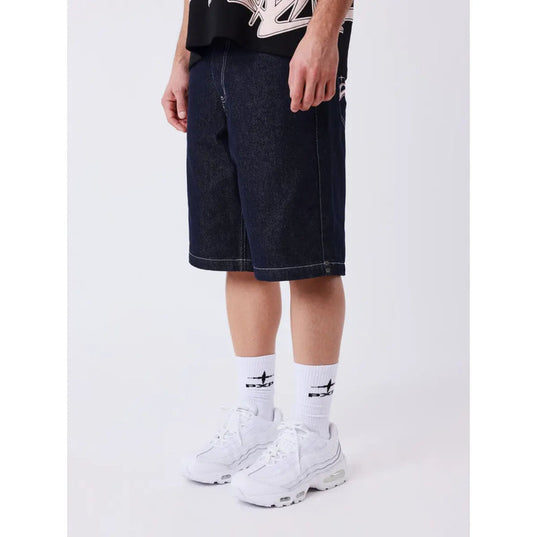 Project X Paris Flare Shorts Blau