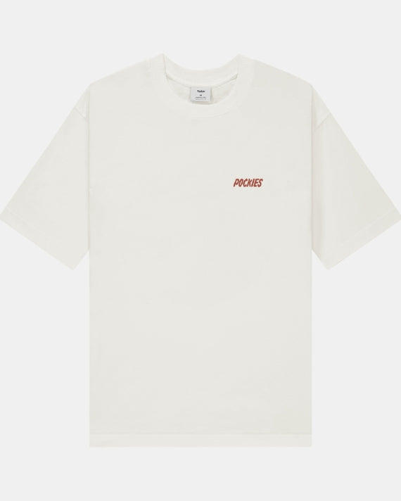 Pockies Delirious T-Shirt Off White Rood
