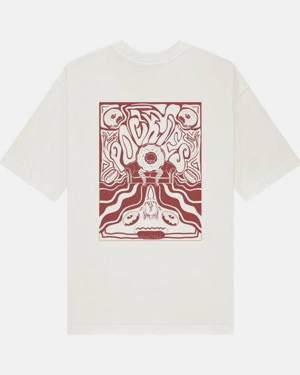 Pockies Delirious T-Shirt Off White Rood