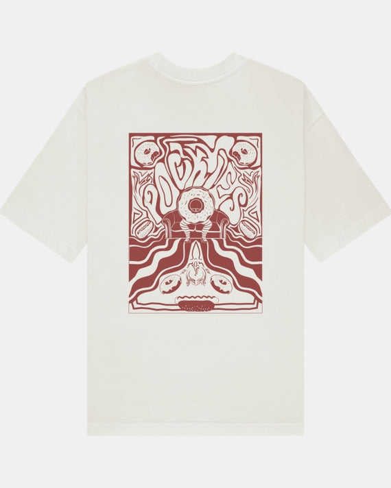 Pockies Delirious T-Shirt Off White Rood