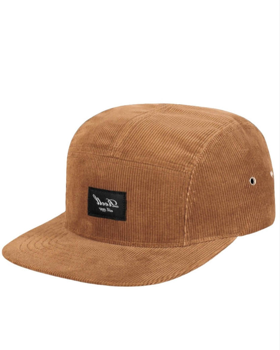 Reell-5-Panel-Cap-Copper-Brown-Right