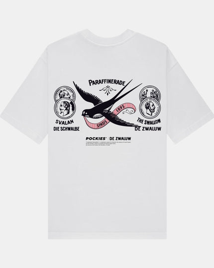 Pockies Swallow T-Shirt Wit