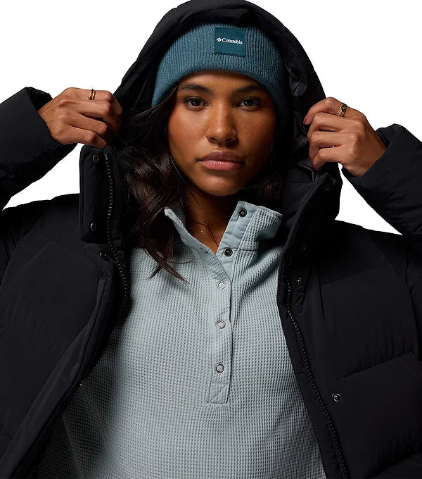 Veste à capuche Columbia Amaze Puffer pour femme Noir