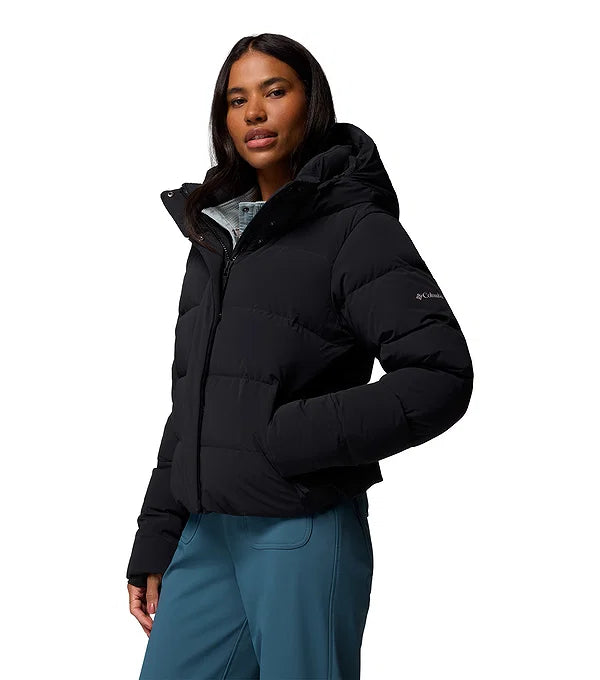 Veste à capuche Columbia Amaze Puffer pour femme Noir