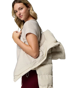 Columbia Amaze Hooded Puffer Jacket Dames Beige