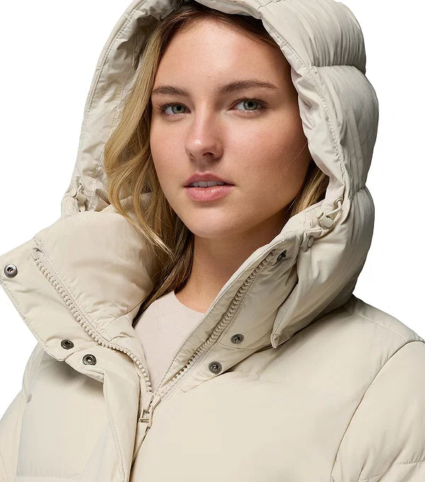 Columbia Amaze Hooded Puffer Jacket Dames Beige