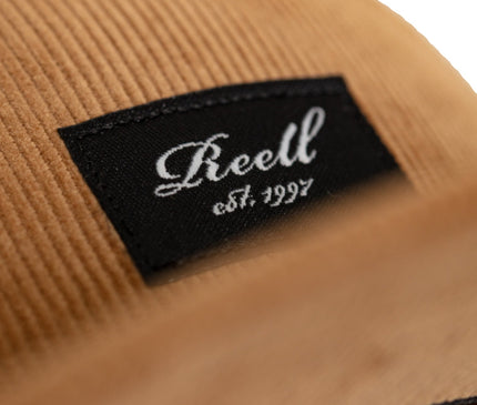 Reell-5-Panel-Cap-Copper-Brown-Front-Logo