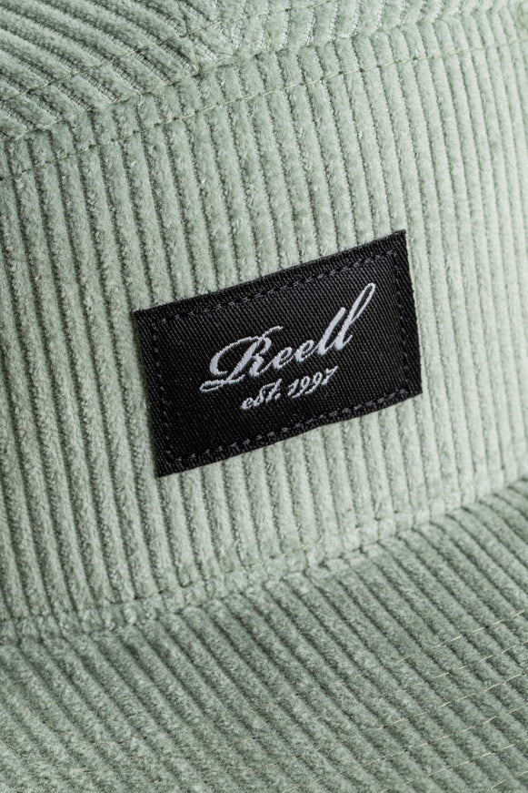 Reell-5-Panel-Cap-Hedge-Close-Up-Front-Logo