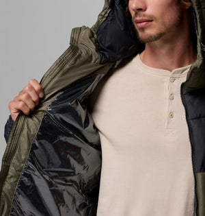 Columbia Pine Lake II Hooded Puffer Jacket Groen Zwart