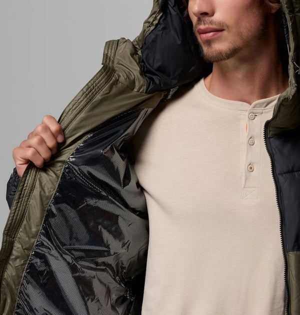 Columbia Pine Lake II Hooded Puffer Jacket Groen Zwart