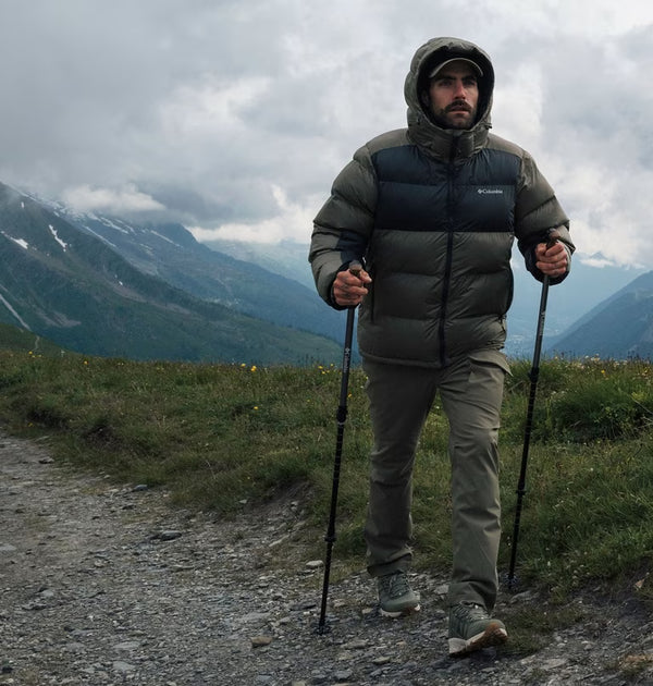 Columbia Pine Lake II Hooded Puffer Jacket Groen Zwart