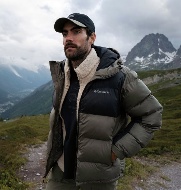 Columbia Pine Lake II Hooded Puffer Jacket Groen Zwart