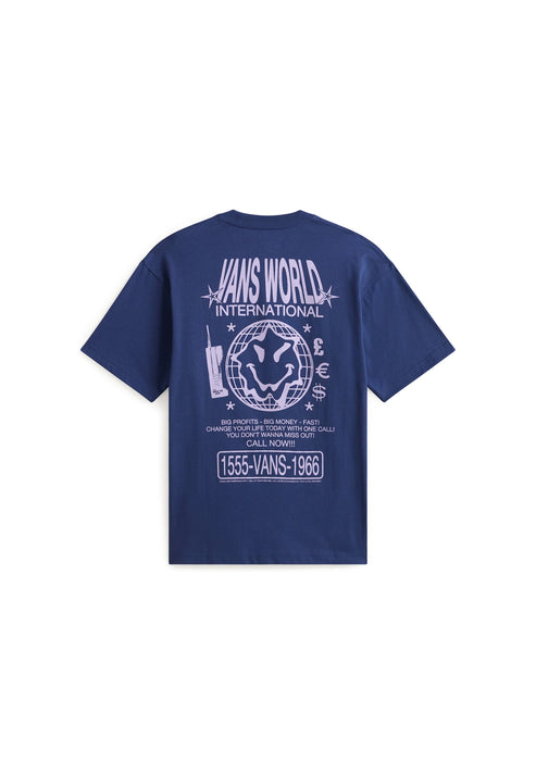 Vans World Intl SS Tee True Navy