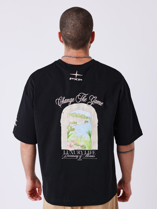 Project X Paris Dreaming of Monaco Oversized T-shirt Zwart