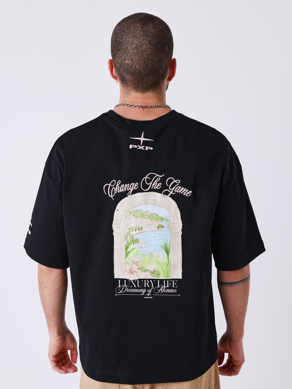 Project X Paris Dreaming of Monaco Oversized T-shirt Zwart