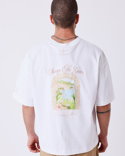 Project X Paris Dreaming of Monaco Oversized T-shirt Wit
