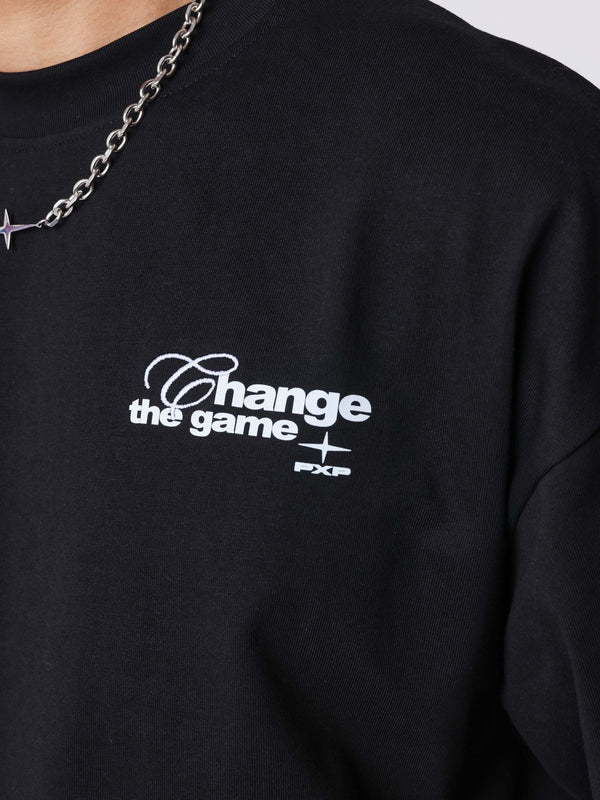 Project X Paris Champagne Oversized T-shirt Zwart