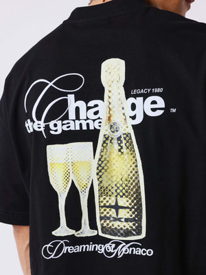 Project X Paris Champagne Oversized T-shirt Zwart