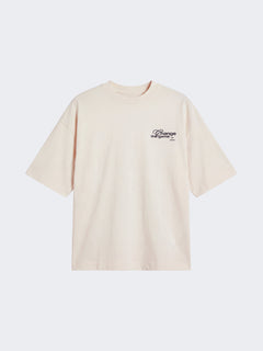 Project X Paris Champagne Oversized T-shirt Gebroken Wit