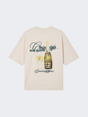 Project X Paris Champagne Oversized T-shirt Gebroken Wit