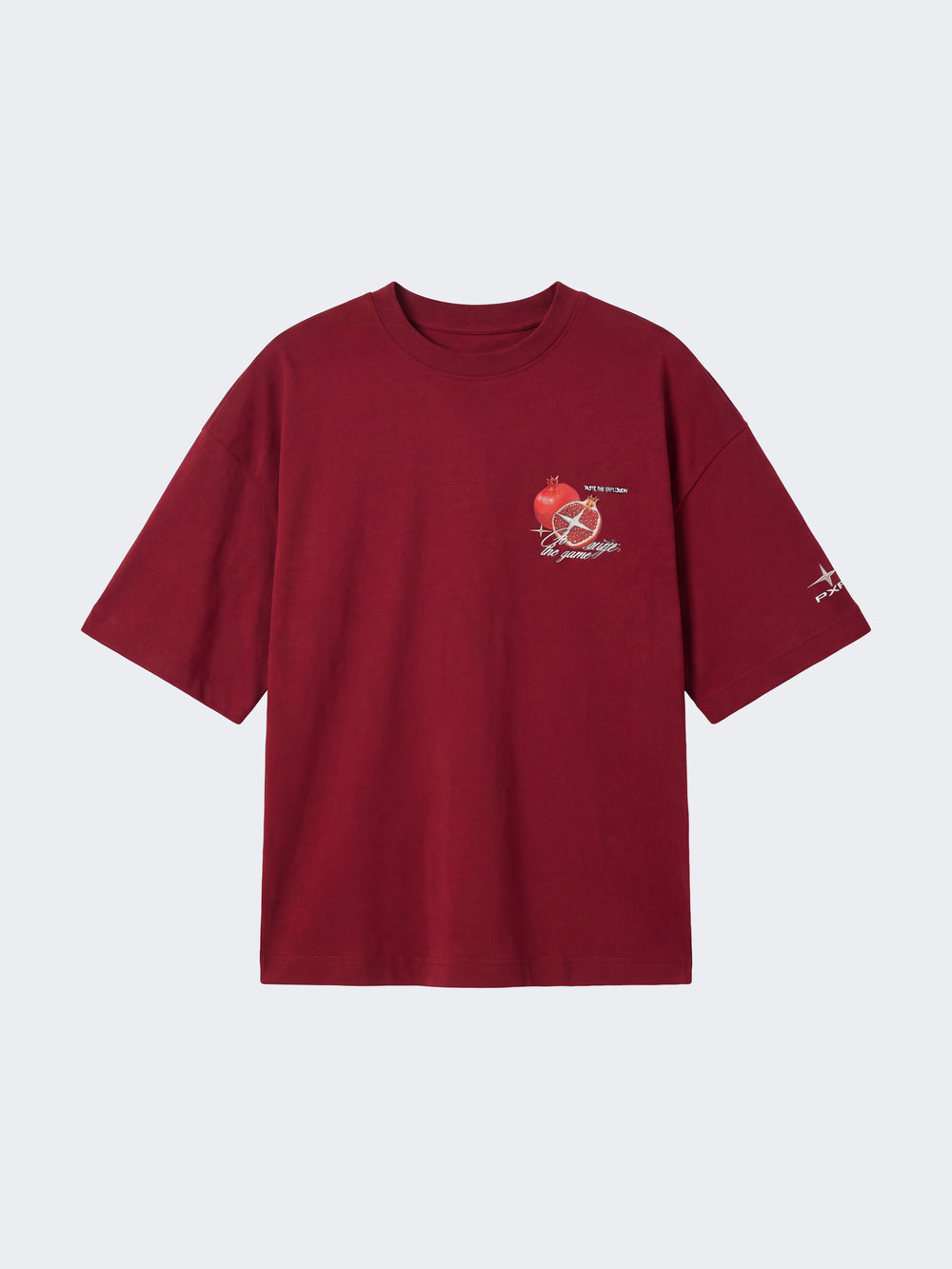 Project X Paris Pomegranate Oversized T-shirt Burgundy