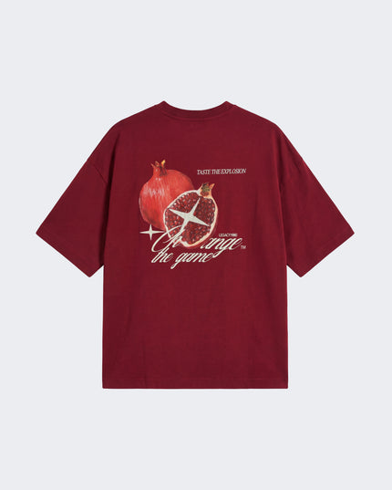 Project X Paris Pomegranate Oversized T-shirt Bordeaux