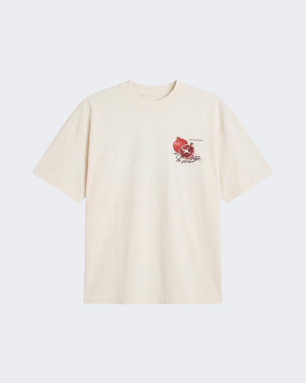 Project X Paris Pomegranate Oversized T-shirt Gebroken Wit
