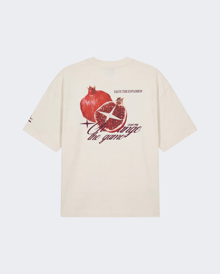 Project X Paris Pomegranate Oversized T-shirt Gebroken Wit