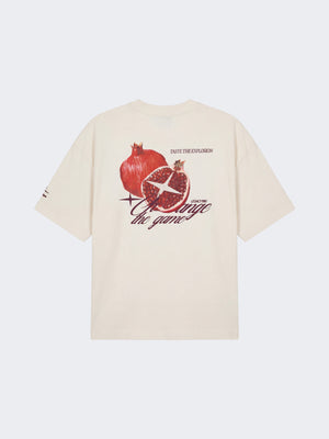 Project X Paris Pomegranate Oversized T-shirt Gebroken Wit