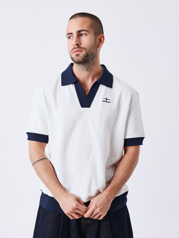 Project X Paris Loose Polo White Pink