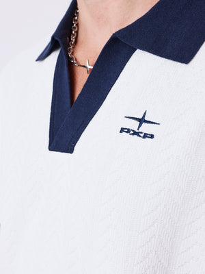 Project X Paris Loose Polo White Pink