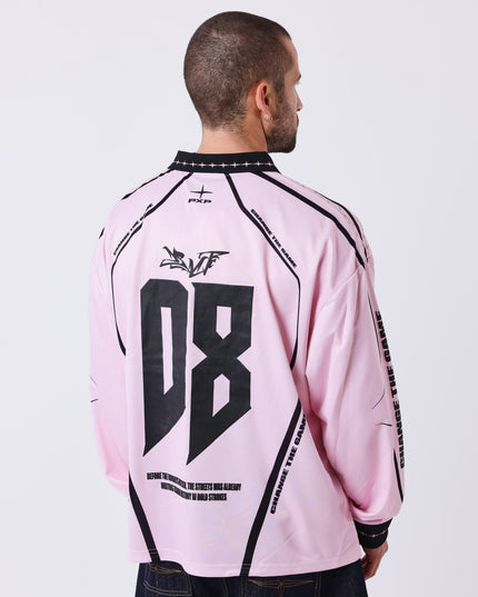 Project X Paris Moto Racer Longsleeve T-Shirt Roze