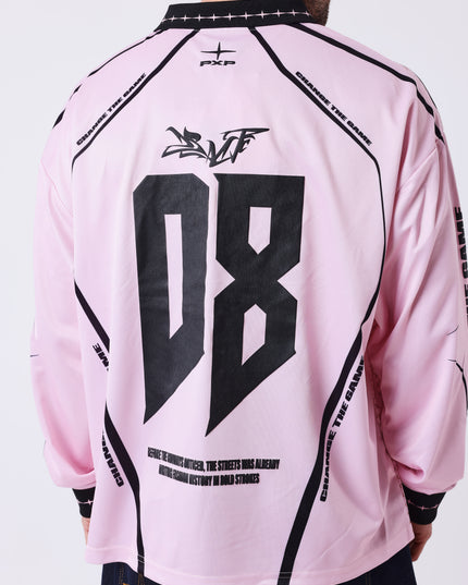 Project X Paris Moto Racer Longsleeve T-Shirt Roze