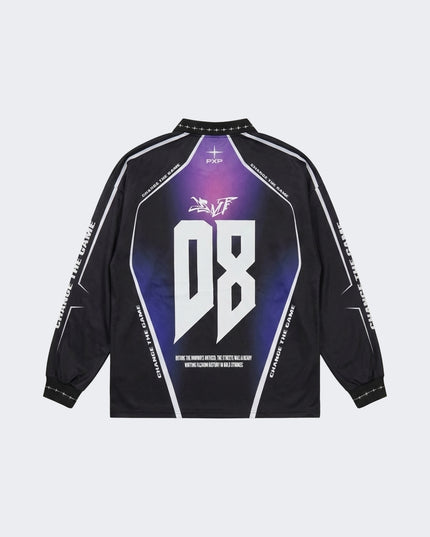 Project X Paris Moto Racer Longsleeve T-Shirt Zwart