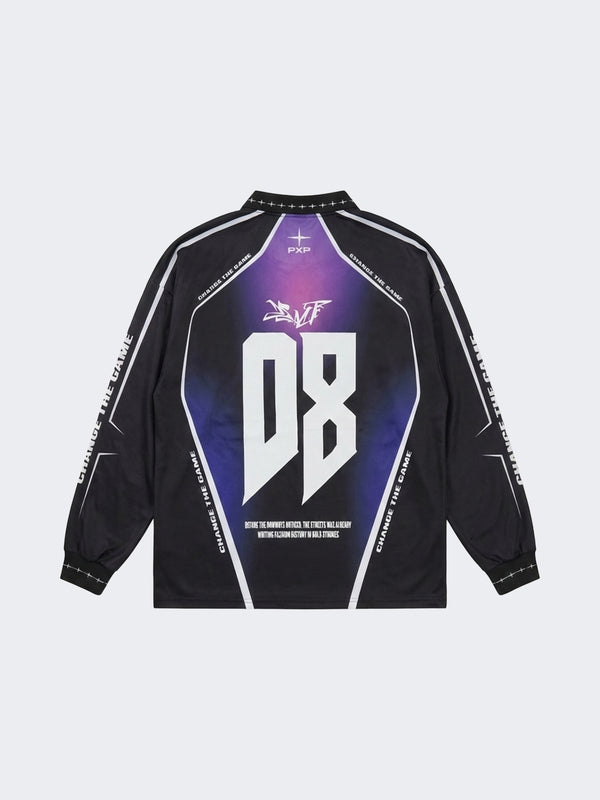 Project X Paris Moto Racer Longsleeve T-Shirt Zwart