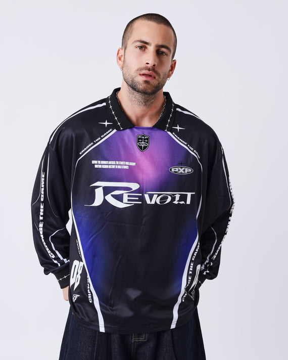 Project X Paris Moto Racer Longsleeve T-Shirt Zwart