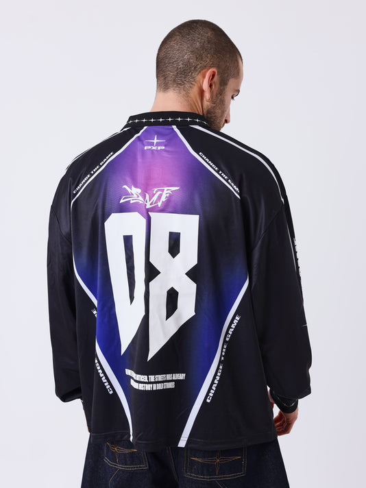 Project X Paris Moto Racer Longsleeve T-Shirt Zwart