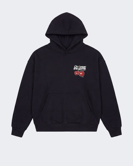 Project X Paris Cherry Oversized Hoodie Zwart