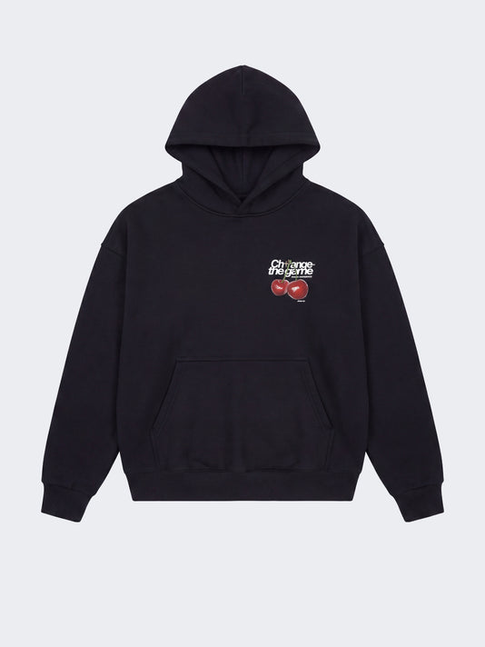 Project X Paris Cherry Oversized Hoodie Zwart