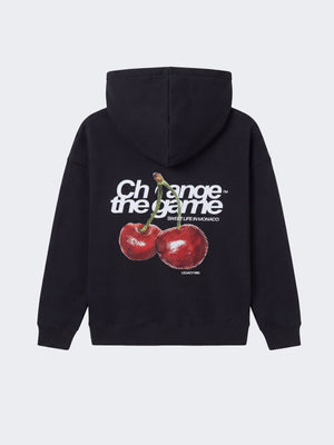 Project X Paris Cherry Oversized Hoodie Zwart