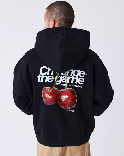 Project X Paris Cherry Oversized Hoodie Zwart