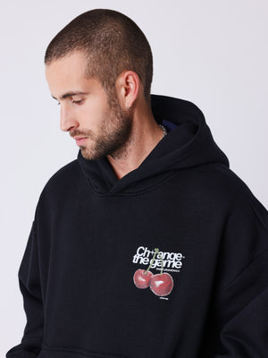 Project X Paris Cherry Oversized Hoodie Zwart