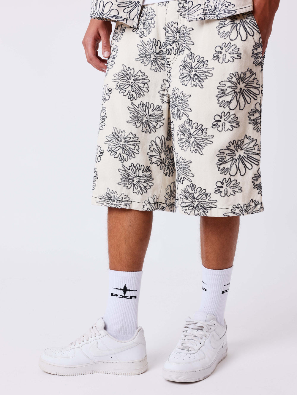Project X Paris Shorts Street Bloom Wit