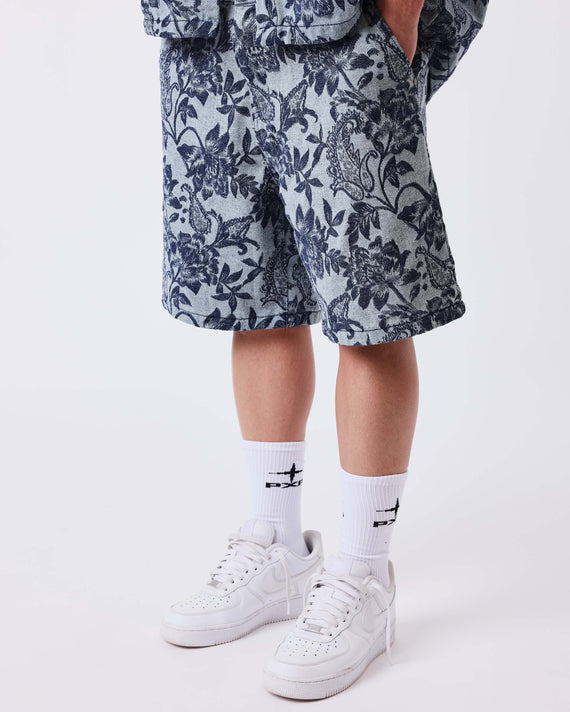 Project X Paris Shorts Green Rush Blauw