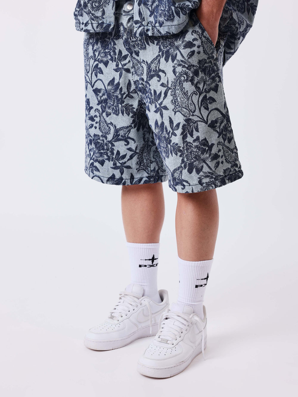 Project X Paris Shorts Green Rush Blauw