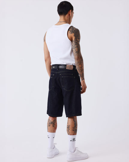 Project X Paris Double Pocket Denim Short Donkerblauw