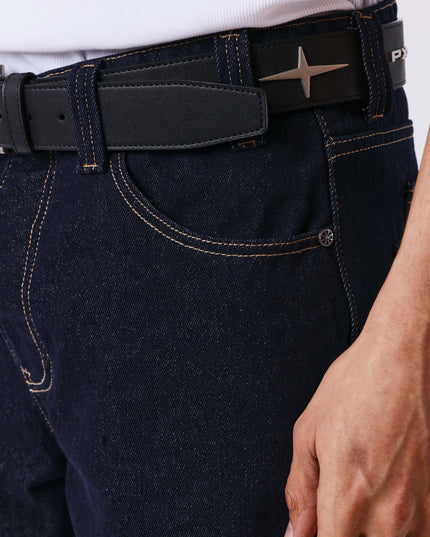 Project X Paris Double Pocket Denim Short Donkerblauw