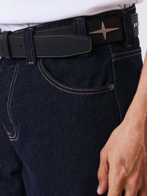 Project X Paris Double Pocket Denim Short Dunkelblau