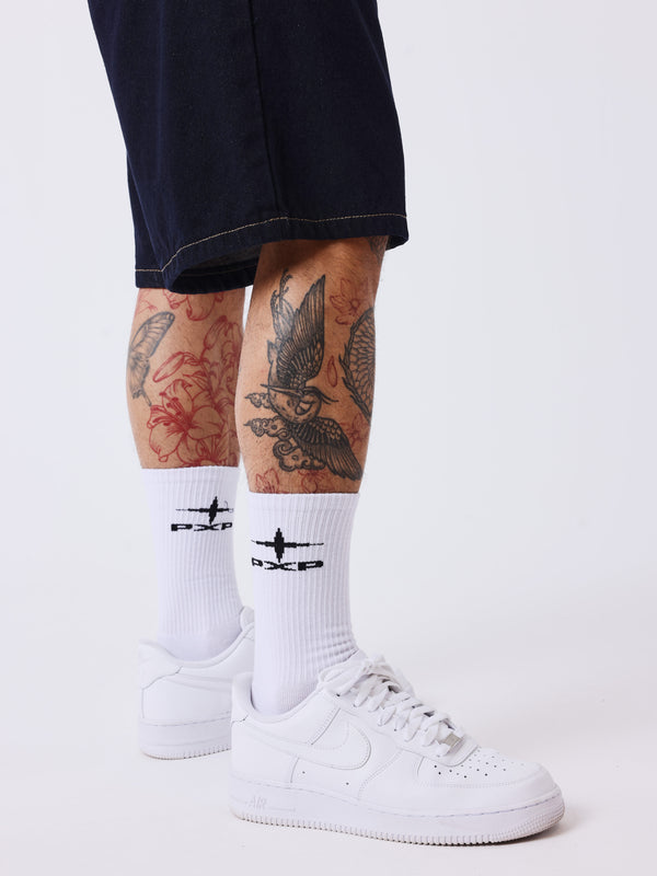 Project X Paris Double Pocket Denim Short Dunkelblau